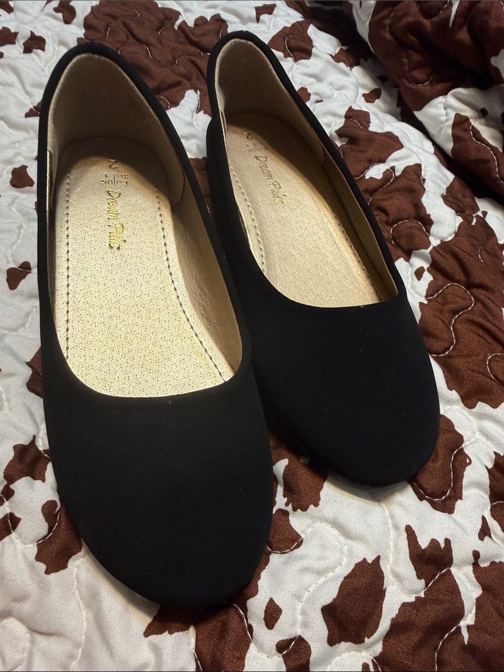 Dream Pairs Black Classic Ballet Flats